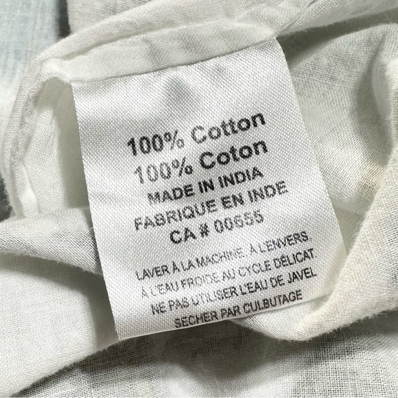 Reitmans White Floral Spaghetti Straps Comfy Midi Dress Size 9 - Picture 5 of 11